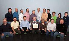 MAE faculty, award presentation